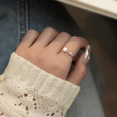 JULIETTE STERLING SILVER FRESHWATER PEARL RING